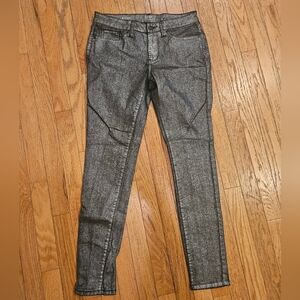 Women's Black A.n.a Skinny Jeans Shinny Size 4